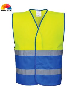 Hi-Vis kéttónusú láthatósági mellény