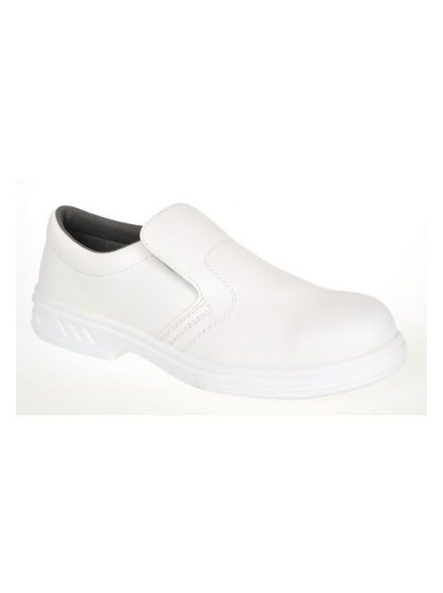 Portwest kapli és fűző nélküli munkavédelmi cipő O2 (45, fehér)
